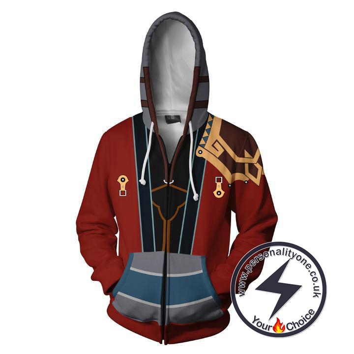 Final Fantasy X Hoodies - Auron Zip Up Hoodie Jacket